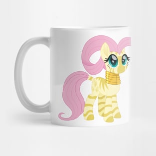 Fluttershy zebra Mug